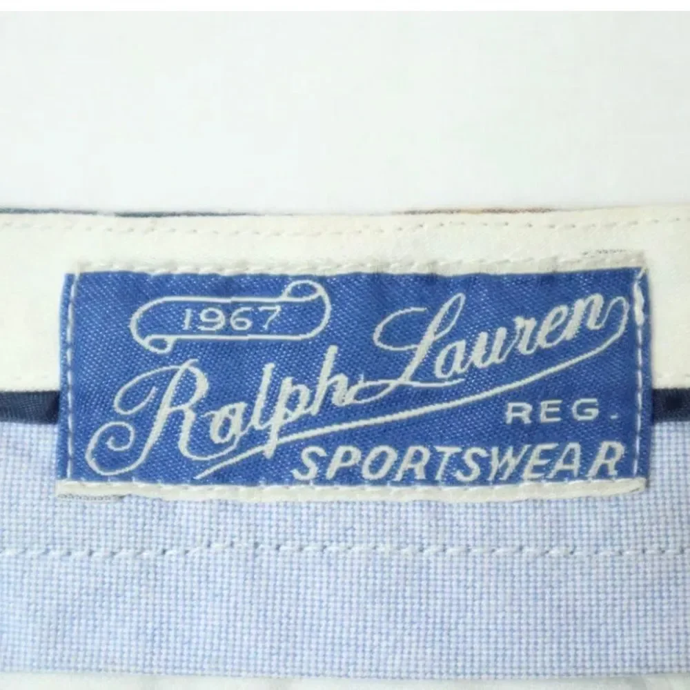 Polo by Ralph Lauren Mens Madras Flat Front Madras Shorts Size 36 - Picture 11 of 12
